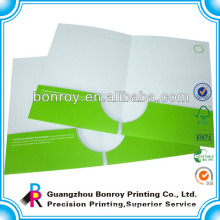 Custom printed presentation folder printing